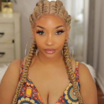 synthetic braided lace front wigs