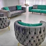 Round concave chairs