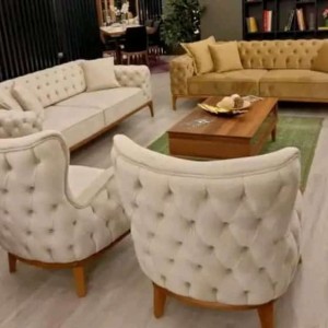 Round concave chairs